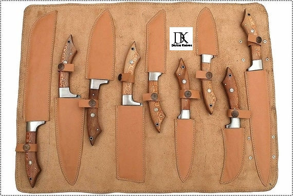 Custom Hand Made Damascus Steel Kitchen Knife Perfect Gift DK-0389