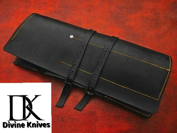 Hand Made Damascus Kitchen Set Hunting Knife With Wood Handle DK-0383