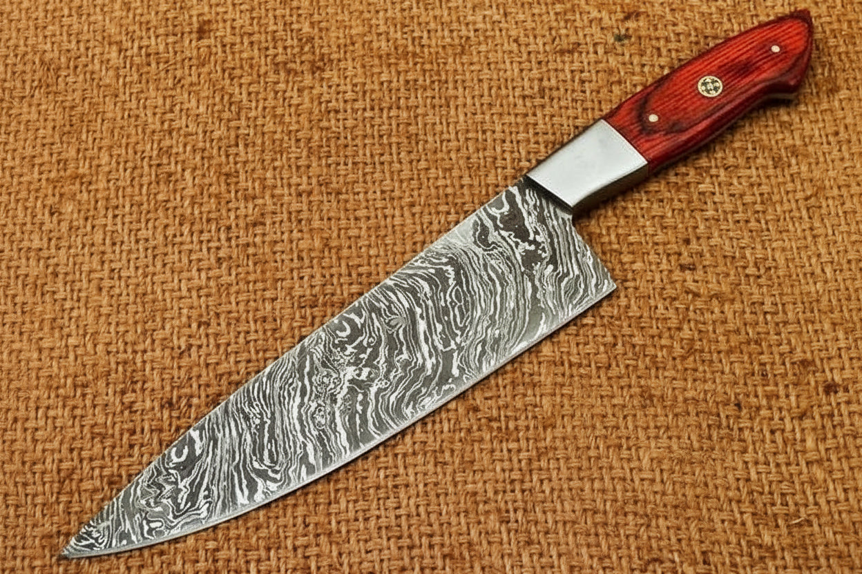 Handmade Custom Damascus Steel Chef Knife DK-0376