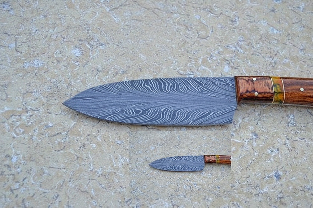 Custom Hand Made Damascus chef Knife DK-0320