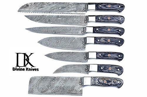 Chef Knife – damascus , nan handle
