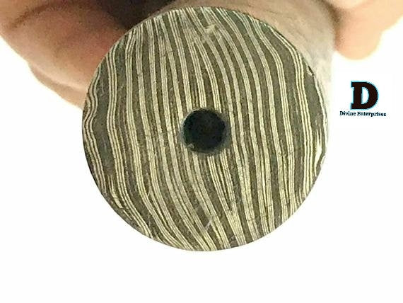 Damascus twist bar round bar for ring/guard making 30 mm thick 10.5 inch DE-0076