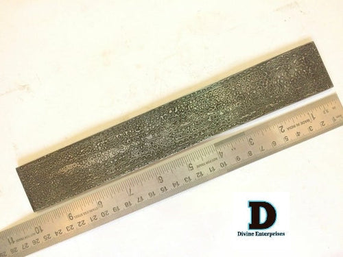 Custom made twist Damascus Steel billet bar /knife making /Razor DE-0060