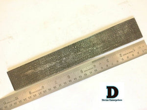 Custom made twist Damascus Steel billet bar /knife making /Razor DE-0060