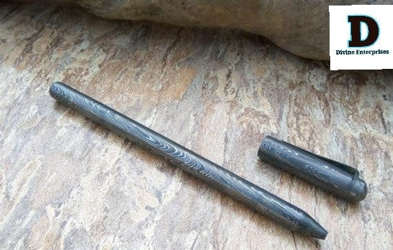 Damascus Knife Handmade - 06'' Damascus steel Ball point DE-0084