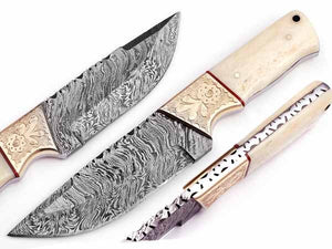 Handmade Bushcraft Knife Damascus Steel DK-0407