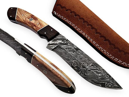 Handmade Bush-craft Knife Damascus Steel DK-0408