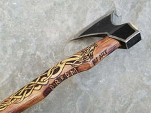 Load image into Gallery viewer, Handmade Damascus Steel Tomahawk Axe DK_0423