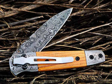 Load image into Gallery viewer, Handmade Folding Knife Damascus Steel DK-0506