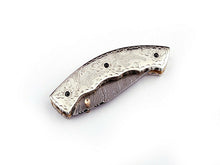 Load image into Gallery viewer, Handmade Folding Knife Damascus Steel