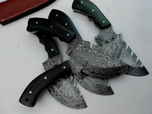 Tracker Knife – damascus , nan handle