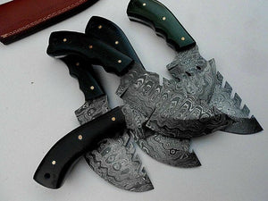 Tracker Knife – damascus , nan handle