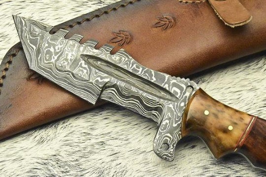 Custom Handmade HUNTING TRACKER Tactical Hunter Blade Survival