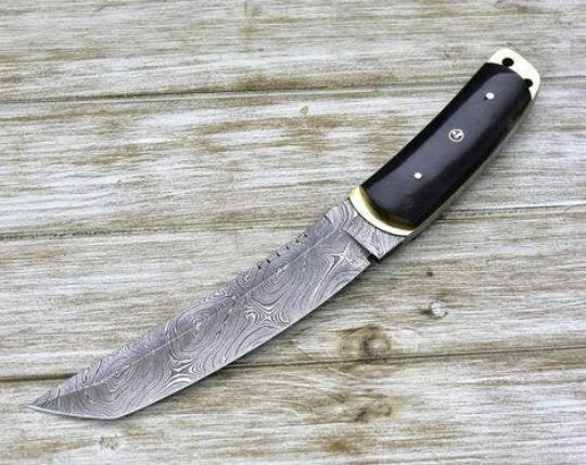 Custom tactical Tanto knife, damascus knife, Tanto