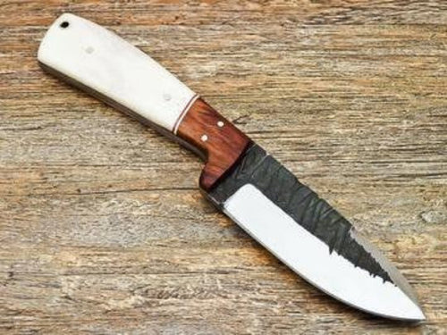 Skinner Knife – damascus , nan handle
