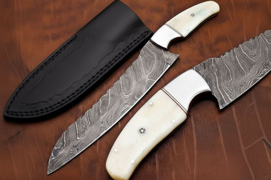 Smart & Sharp Custom Handmade Damascus Chef Knife/Kitchen Knife DK - 0256 handmade Chef Knives by JW SteelCrafts