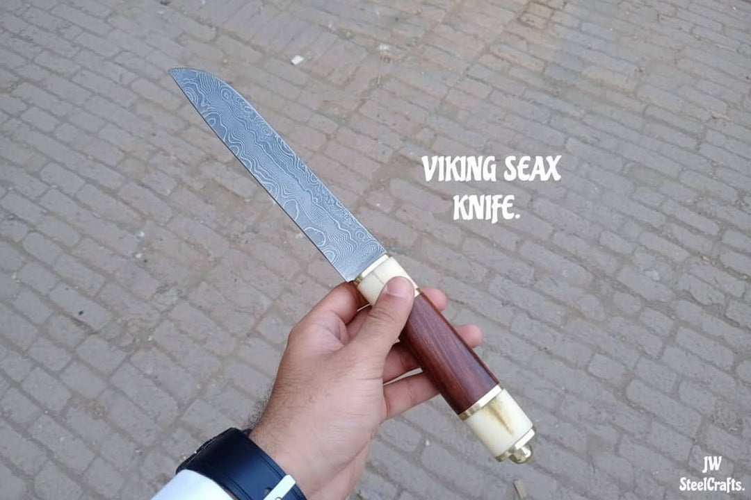 Viking Seax Knife By JW Steel Crafts. handmade viking knife by JW SteelCrafts